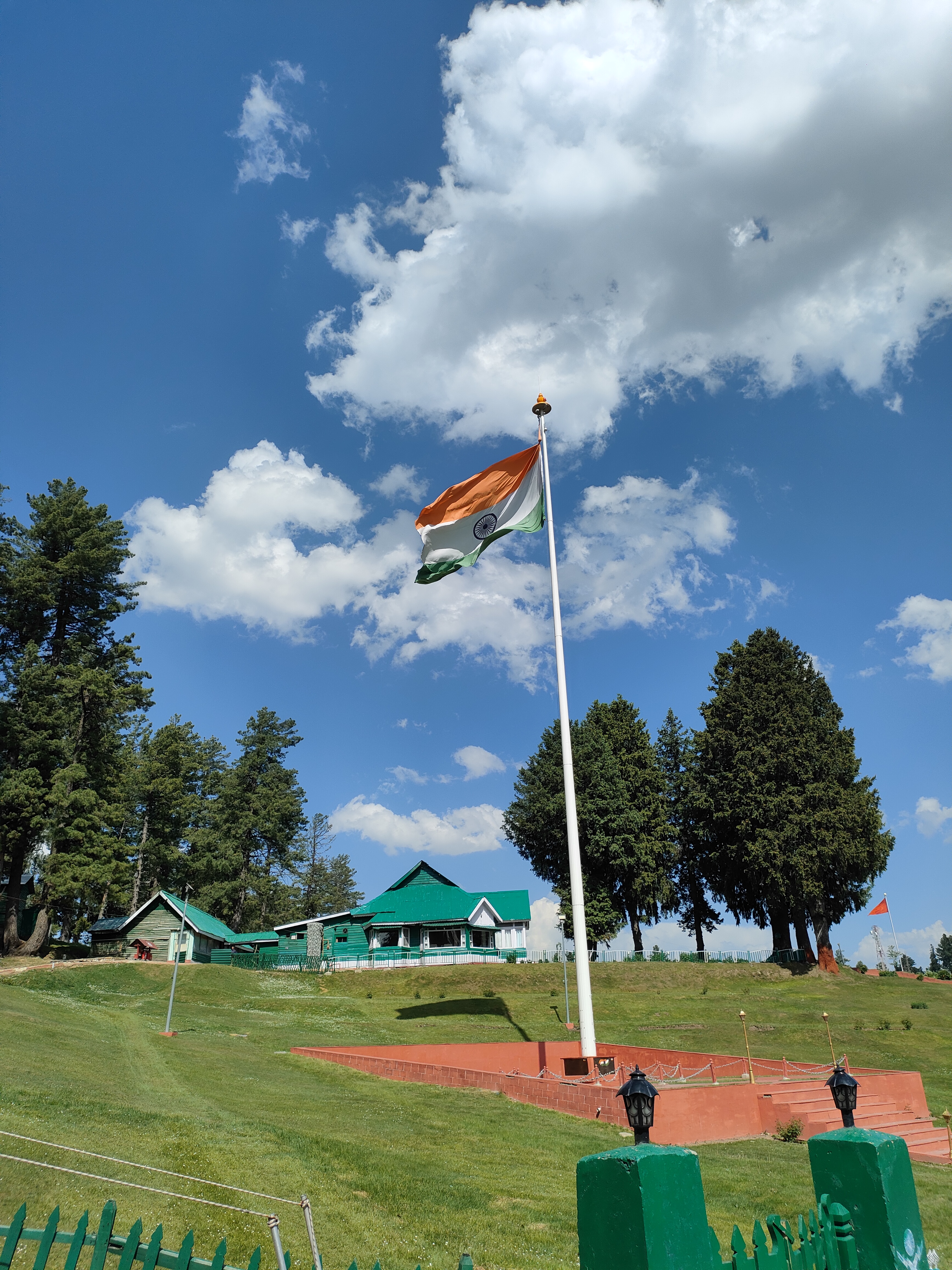 Indian Flag at Gulmarg